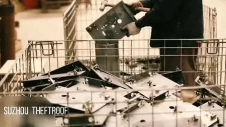 デラックスレーザー切断構造キーロック弾薬金庫銃の金庫